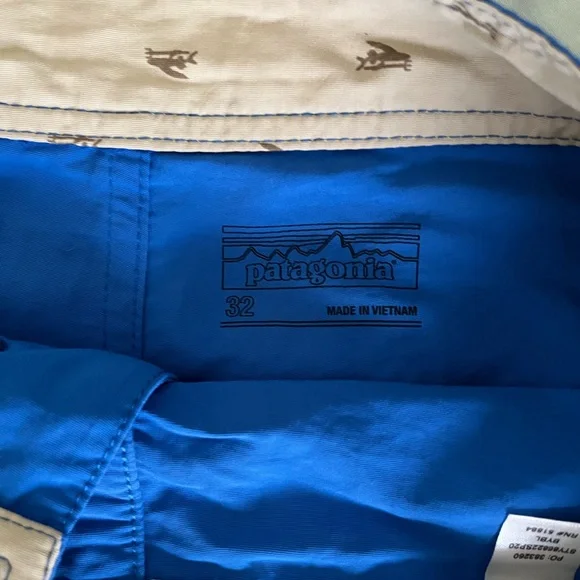 Patagonia Boardshorts Bathing Suit (32W Blue) - Picture 5 of 8